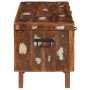 Caja de Almacenamiento 70 x 35 x 40 cm madera maciza reciclada