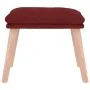 Reposapiés de tela color vino 45x29,5x35 cm by vidaXL, Ottomans - Ref: Foro24-341432, Price: 36,01 €, Discount: %