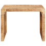 Mesa Auxiliar Marrón 60 x 35 x 46 cm Madera de mango maciza