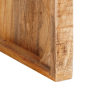 Mesa Auxiliar Marrón 60 x 35 x 46 cm Madera de mango maciza