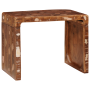 Mesa Auxiliar 60 x 35 x 46 cm Madera reciclada sólida