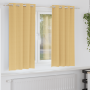 Cortinas con cortinas 2 pcs Beige 175 x 140 cm Poliéster
