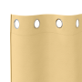 Cortinas con cortinas 2 pcs Beige 245 x 140 cm Poliéster
