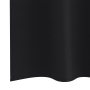 Cortinas con cortinas 2 pcs Negro 140 x 140 cm Poliéster