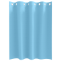 Cortinas con cortinas 2 pcs Azul claro 140 x 140 cm Poliéster