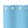 Cortinas con cortinas 2 pcs Azul claro 225 x 140 cm Poliéster