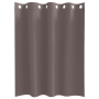 Cortinas 2 pcs Marrón oscuro 140 x 140 cm Poliéster