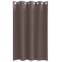 Cortinas 2 pcs Marrón oscuro 175 x 140 cm Poliéster