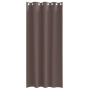 Cortinas 2 pcs Marrón oscuro 225 x 140 cm Poliéster