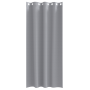 Cortinas con cortinas 2 pcs Gris claro 225 x 140 cm Poliéster