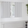 Cortinas con cortinas 2 pcs Gris pálido 140 x 140 cm Poliéster