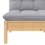 Garden furniture set 7 pieces and cushions solid pine wood by vidaXL, Garden sets - Ref: Foro24-3096219, Price: 552,58 €, Dis...