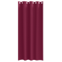 Cortinas con cortinas 2 pcs Rojo vino 260 x 140 cm Poliéster