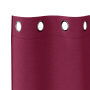 Cortinas con cortinas 2 pcs Rojo vino 260 x 140 cm Poliéster