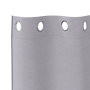 Cortinas 2 pcs Gris metálico 175 x 140 cm Poliéster