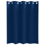 Cortinas con cortinas 2 pcs Azul oscuro 140 x 140 cm Poliéster