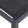 Conjunto de sofá de jardín 7 pcs Negro 283 x 143 x 71 cm
