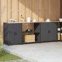 Conjunto de Almacenamiento para Cocina 3 pcs Antracita