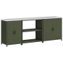 Conjunto de Almacenamiento para Cocina 3 pcs Verde Oliva