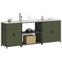 Conjunto de Almacenamiento para Cocina 3 pcs Verde Oliva