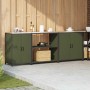 Conjunto de Almacenamiento para Cocina 3 pcs Verde Oliva