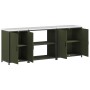 Conjunto de Almacenamiento para Cocina 3 pcs Verde Oliva
