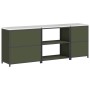 Conjunto de Almacenamiento para Cocina 3 pcs Verde Oliva