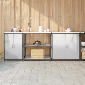 Conjunto de Almacenamiento para Cocina 3 pcs Plateado
