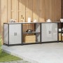 Conjunto de Almacenamiento para Cocina 3 pcs Plateado