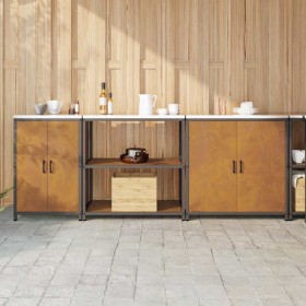 Conjunto de Almacenamiento para Cocina 3 pcs Oxidado