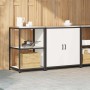 Juego de Almacenamiento de Cocina 2 pcs Blanco 150 x 50 x 92 cm