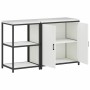 Juego de Almacenamiento de Cocina 2 pcs Blanco 150 x 50 x 92 cm