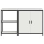 Juego de Almacenamiento de Cocina 2 pcs Blanco 150 x 50 x 92 cm