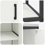 Juego de Almacenamiento de Cocina 2 pcs Blanco 150 x 50 x 92 cm