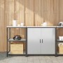Juego de Almacenamiento de Cocina 2 pcs Plata 150 x 50 x 92 cm