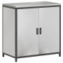 Juego de Almacenamiento de Cocina 2 pcs Plata 150 x 50 x 92 cm