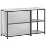 Juego de Almacenamiento de Cocina 2 pcs Plata 150 x 50 x 92 cm