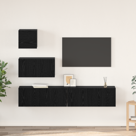 Mueble de TV de Pared con estante con almacenamiento con puerta