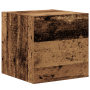 Set de TV Otro 4 pcs Madera envejecida 60 x 30 x 30 cm