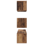 Set de TV Otro 4 pcs Madera envejecida 60 x 30 x 30 cm