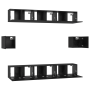Juego de Mueble para TV Otro 8 pcs Roble negro 60 x 30 x 30 cm