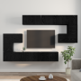 Conjunto de Muebles para TV con estante Otro 10 pcs Roble negro