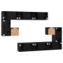 Conjunto de Muebles para TV con estante Otro 10 pcs Roble negro