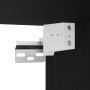 Mueble de TV 8 pcs Roble negro 60 x 30 x 30.5 cm