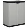 Garden cabinet with 1 gray and black shelf 68x40x85 cm by vidaXL, Lockers and storage cabinets - Ref: Foro24-340981, Price: 1...