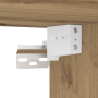 Conjunto de mueble de TV con estante 5 pcs Roble artesanal