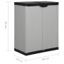 Garden cabinet with 1 gray and black shelf 68x40x85 cm by vidaXL, Lockers and storage cabinets - Ref: Foro24-340981, Price: 1...