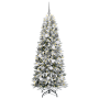 Árbol de Navidad Blanco 180 cm PVC