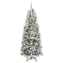 Árbol de Navidad Blanco 210 cm PVC