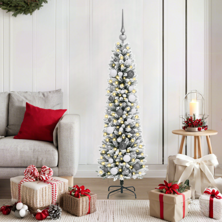 Árbol de Navidad Blanco 150 cm PVC
